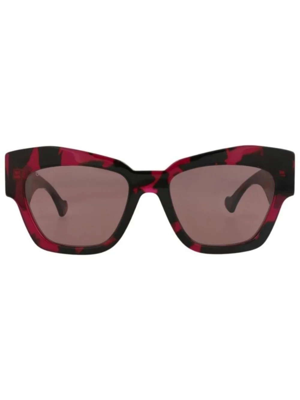 New Gucci Womens Cat Eye Havana Havana Brown Fashion Designer Sunglasses